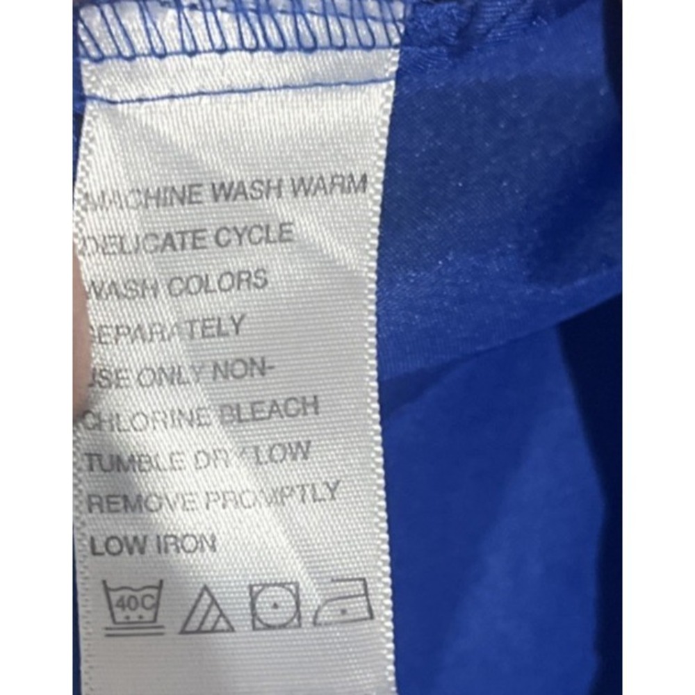 Amoureuse Women's 4x Royal Blue Satin 3/4 Sleeve V Neck Long Pajamas Size 4X - Picture 8 of 11